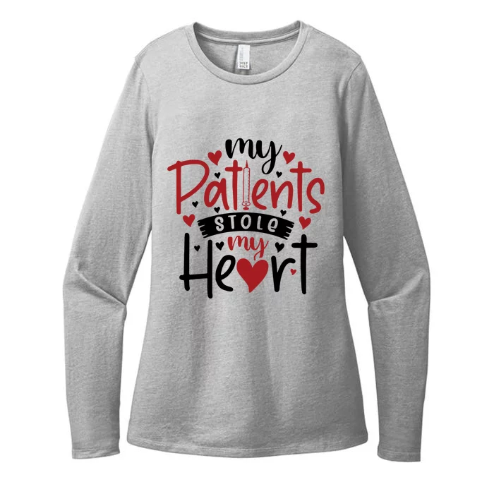 My Patients Stole My Heart Gift Nurse Gift Womens CVC Long Sleeve Shirt