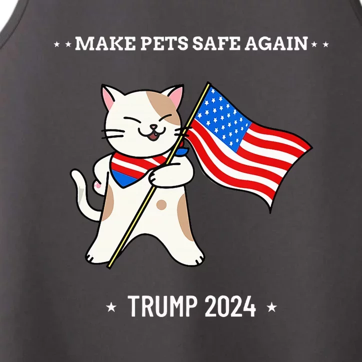 Make Pets Safe Again Patriotic Cat Performance Tank