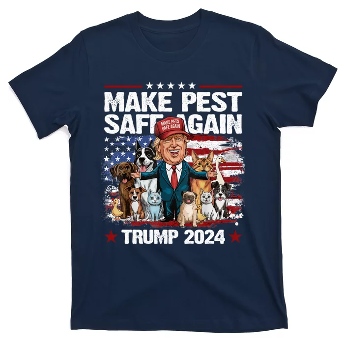 Make Pets Safe Again Trump 2024 Save Our Pets T-Shirt