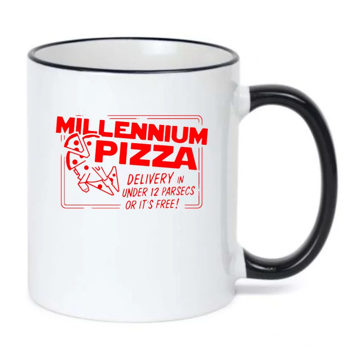 Millenium Pizza Space Wars Black Color Changing Mug