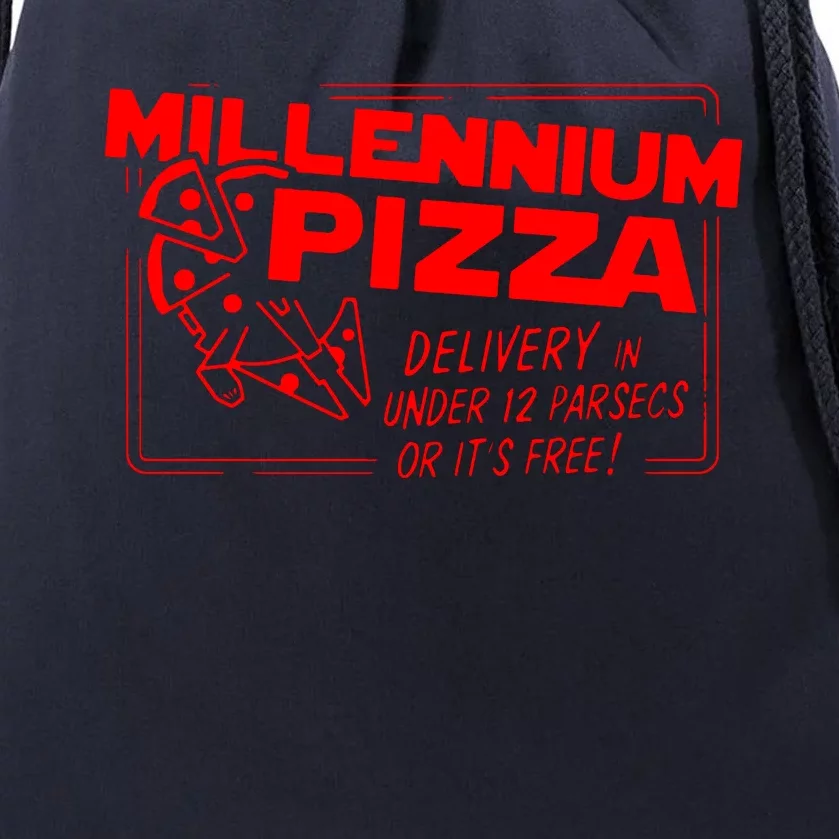 Millenium Pizza Space Wars Drawstring Bag