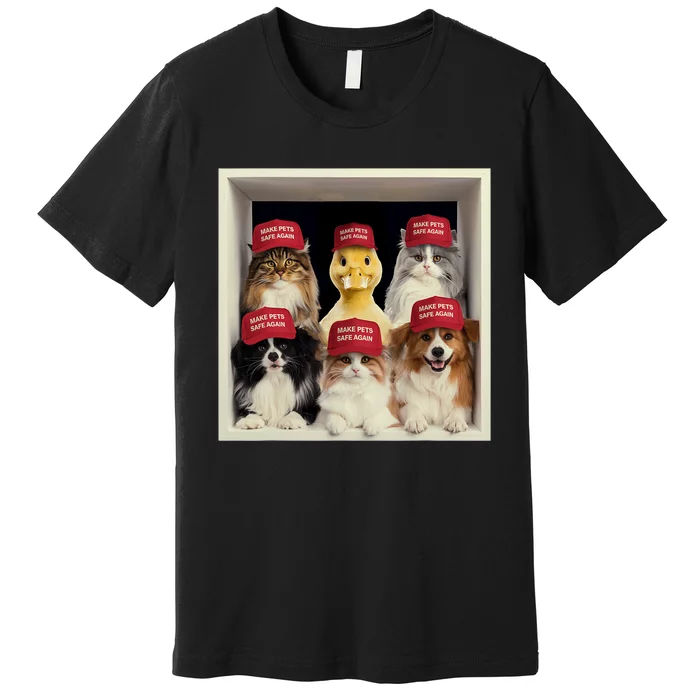 Make Pets Safe Again Democratic Republican Premium T-Shirt