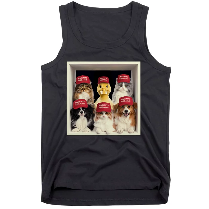 Make Pets Safe Again Democratic Republican Tank Top