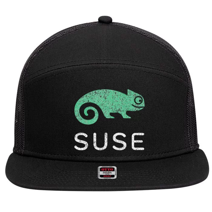 Multithreading Prodigy Suse Linux Software Programming 7 Panel Mesh Trucker Snapback Hat