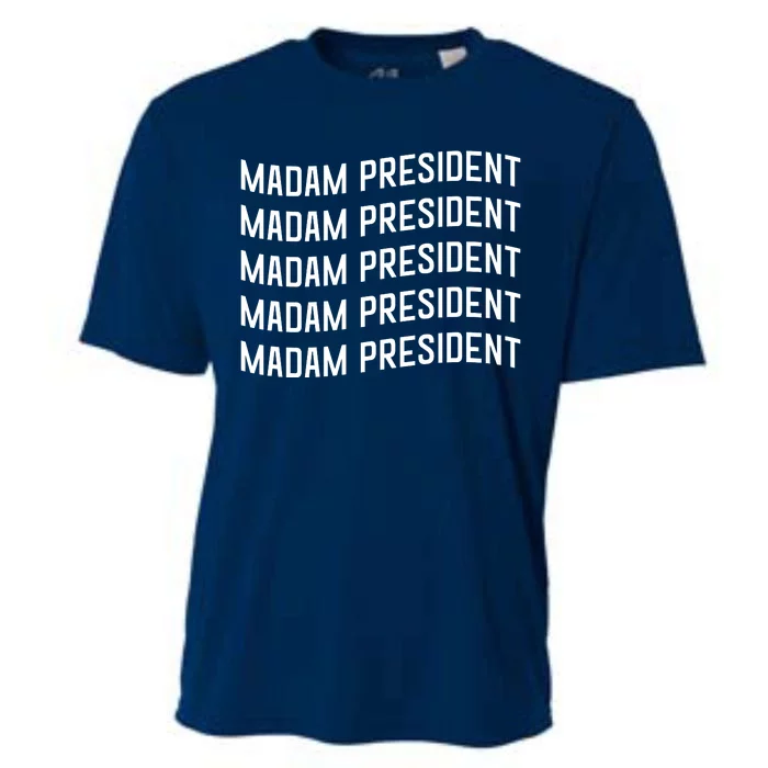 Madam President Show Your Support Kamala Harris Cooling Performance Crew T-Shirt