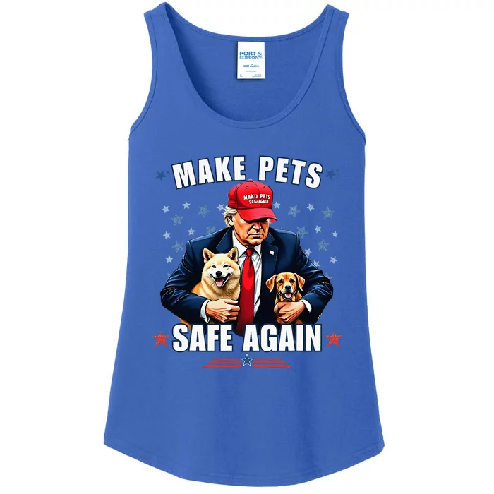 Make Pets Safe Again Pro Trump 2024 Ladies Essential Tank