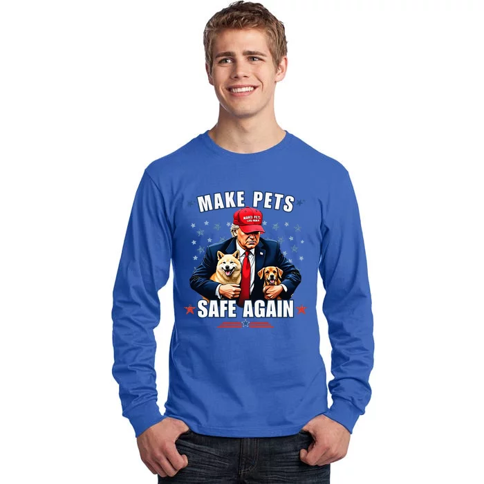 Make Pets Safe Again Pro Trump 2024 Tall Long Sleeve T-Shirt