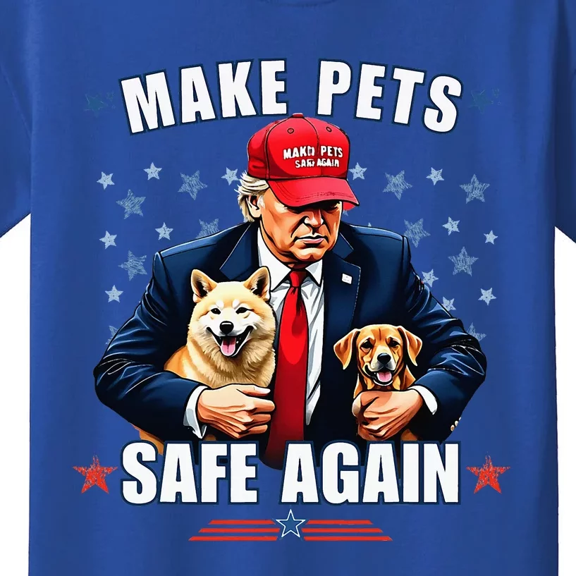 Make Pets Safe Again Pro Trump 2024 Kids T-Shirt