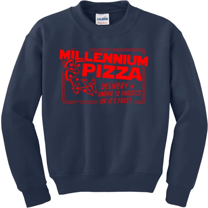 Millenium Pizza Space Wars Kids Sweatshirt