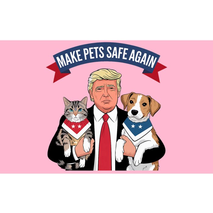 Make Pets Safe Again Cats And Dogs 2024 Trump Harris Debate Bumper Sticker