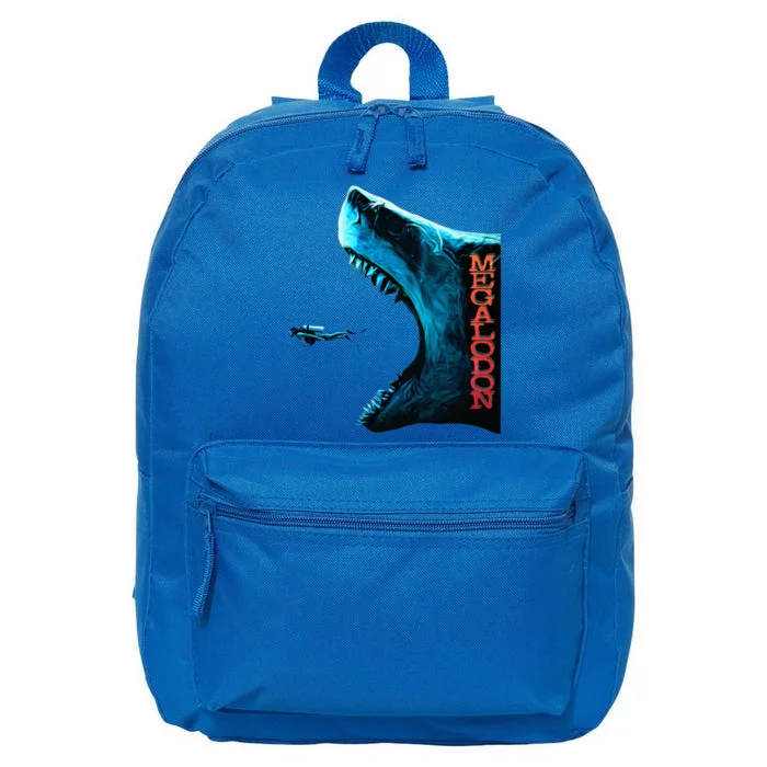 Megalodon Primeval Shark Dorsal Fin Th Ocean Predator 16 in Basic Backpack