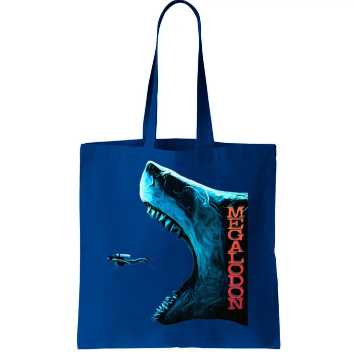 Megalodon Primeval Shark Dorsal Fin Th Ocean Predator Tote Bag