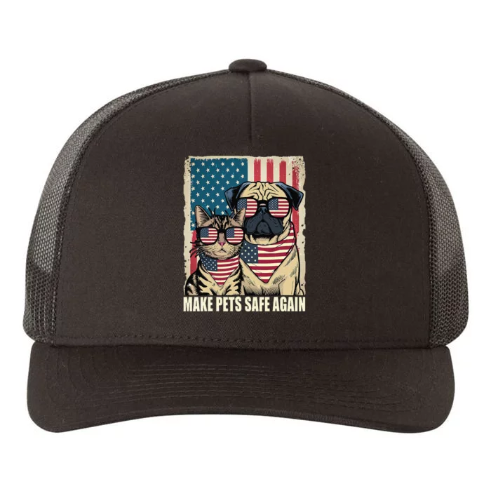 Make Pets Safe Again Eating The Dogs Cats Election Yupoong Adult 5-Panel Trucker Hat