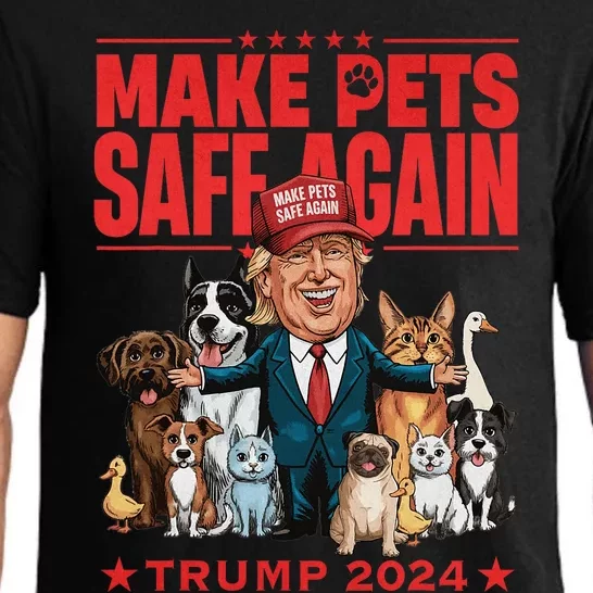 Make Pets Safe Again Trump 2024 Save Our Pets Pajama Set