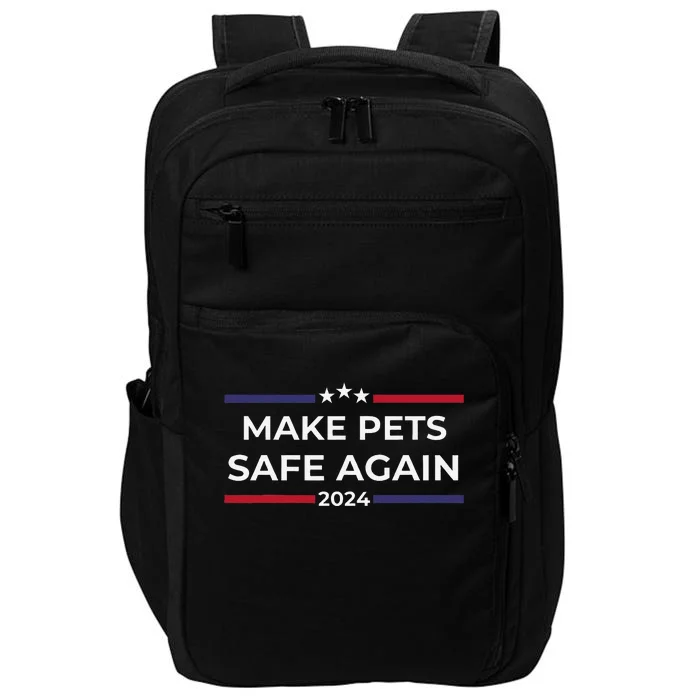 Make Pets Safe Again – Funny Pet Safety Awareness Gift Impact Tech Backpack