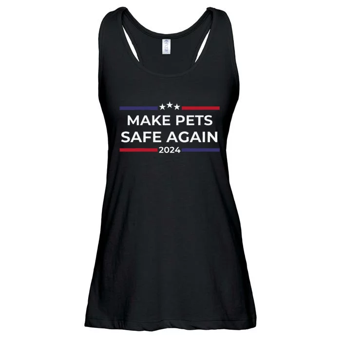 Make Pets Safe Again – Funny Pet Safety Awareness Gift Ladies Essential Flowy Tank