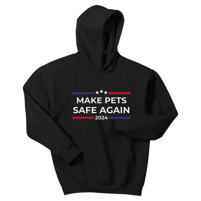 Make Pets Safe Again – Funny Pet Safety Awareness Gift Kids Hoodie