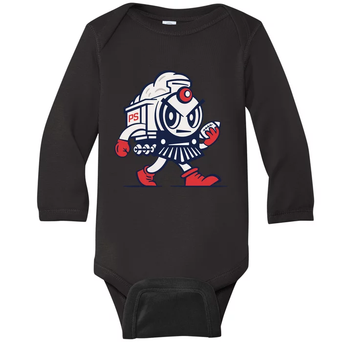 Mascot Pate State Baby Long Sleeve Bodysuit