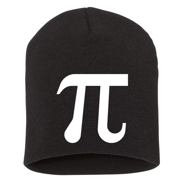 Math Pi Symbol Student Teacher Celebrate Pi Day March 14 Meaningful Gift Short Acrylic Beanie