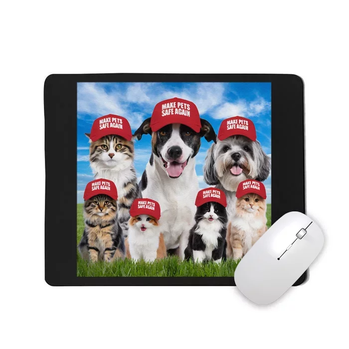 Make Pets Safe Again Democratic Republican Gift Mousepad