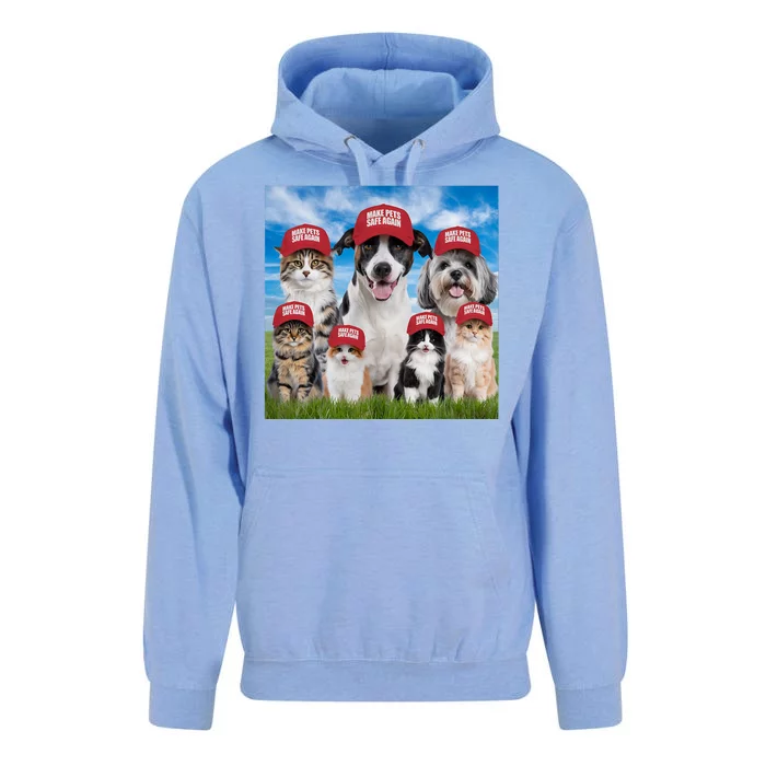 Make Pets Safe Again Democratic Republican Unisex Surf Hoodie