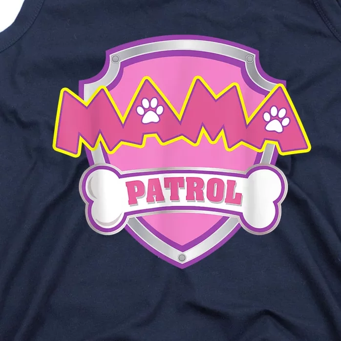 Mama Patrol Shirt Dog Mom Dad Tank Top