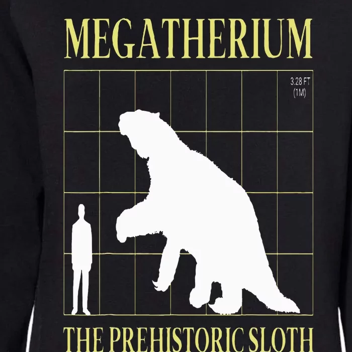 Megatherium Prehistoric Sloth Extinct Giant Ground Sloth Womens California Wash Sweatshirt