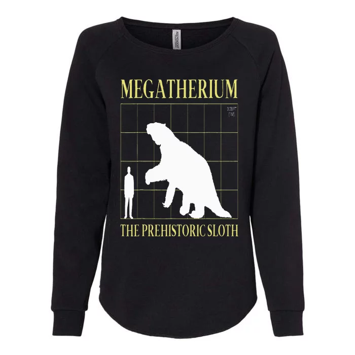 Megatherium Prehistoric Sloth Extinct Giant Ground Sloth Womens California Wash Sweatshirt