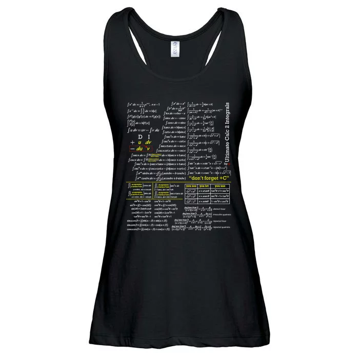 Mathematics Professor Student Ultimate Calculus 2 Integral Ladies Essential Flowy Tank