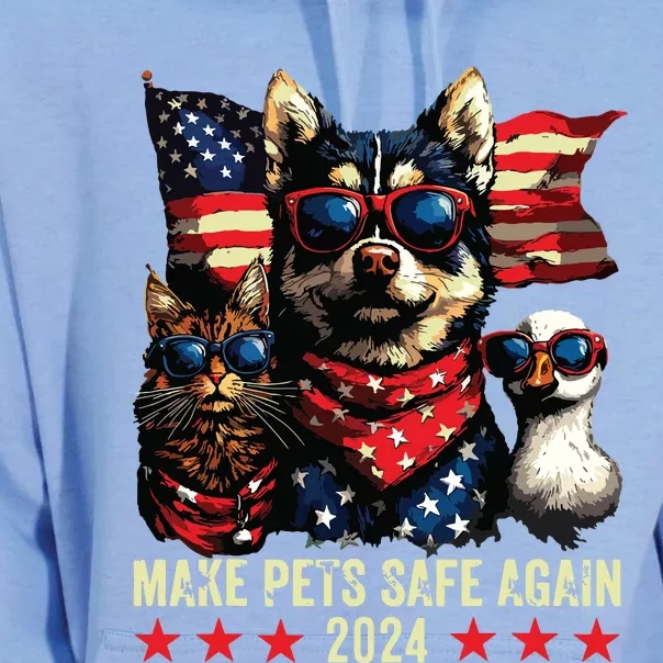 Make Pets Safe Again Trump 2024 Save Our Pets Unisex Surf Hoodie