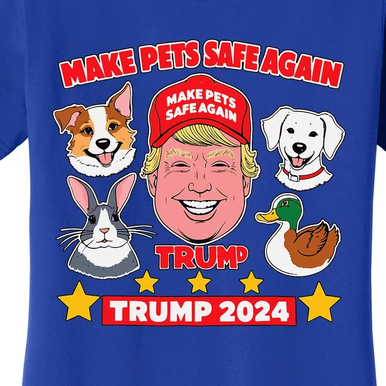 Make Pets Safe Again Trump 2024 Save Our Pets Women's T-Shirt