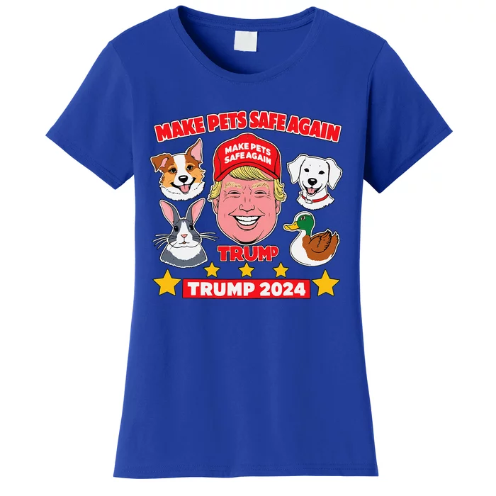 Make Pets Safe Again Trump 2024 Save Our Pets Women's T-Shirt