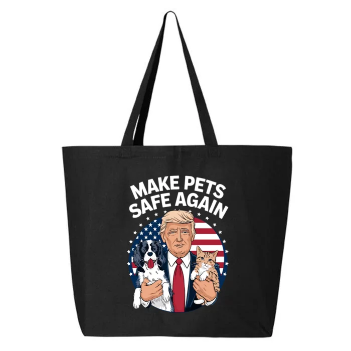 Make Pets Safe Again Trump 2024 25L Jumbo Tote