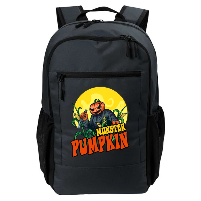 Monster Pumpkin Spooky Halloween Daily Commute Backpack