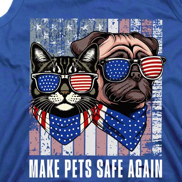 Make Pets Safe Again Trump Harris Debate Eating The Dogs Cat Tank Top