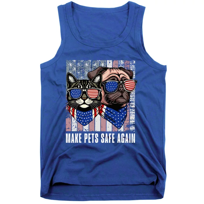 Make Pets Safe Again Trump Harris Debate Eating The Dogs Cat Tank Top