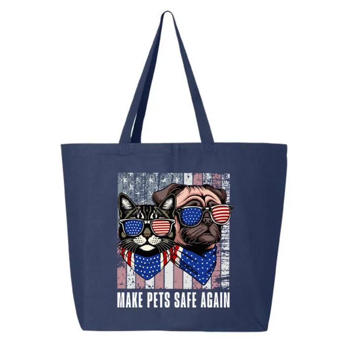 Make Pets Safe Again Trump Harris Debate Eating The Dogs Cat 25L Jumbo Tote