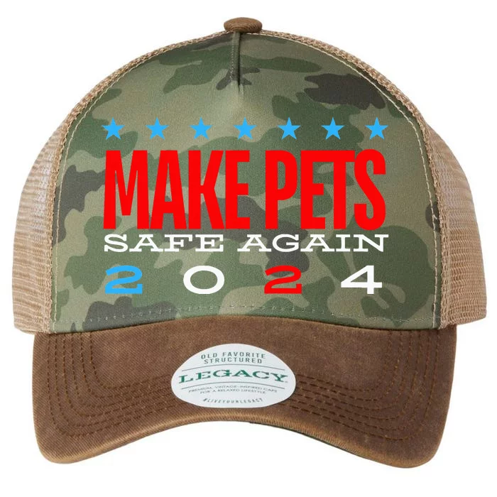 Make Pets Safe Again Debate Election 2024 Donald Trump Legacy Tie Dye Trucker Hat