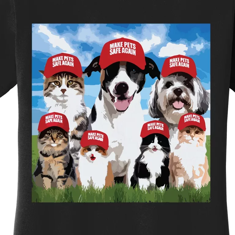 Make Pets Safe Again Democratic Republican Women's T-Shirt