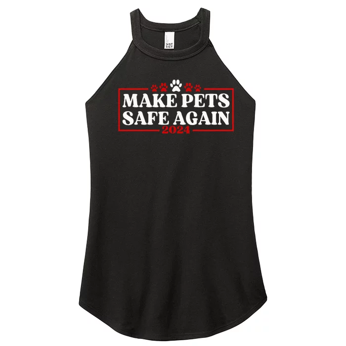 Make Pets Safe Again 2024 Women’s Perfect Tri Rocker Tank