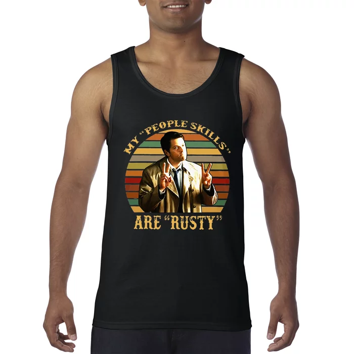 My People Skills Are Rusty Vintage Tank Top