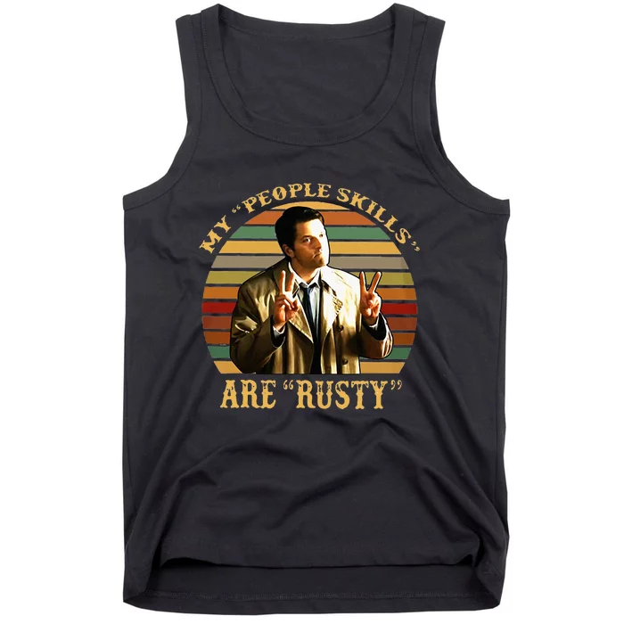 My People Skills Are Rusty Vintage Tank Top