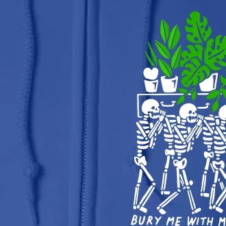 My Plants Skeleton Full Zip Hoodie