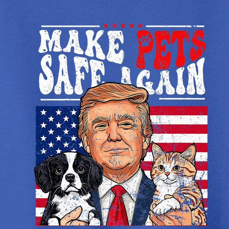 Make Pets Safe Again Trump 2024 Save Our Pets Toddler T-Shirt