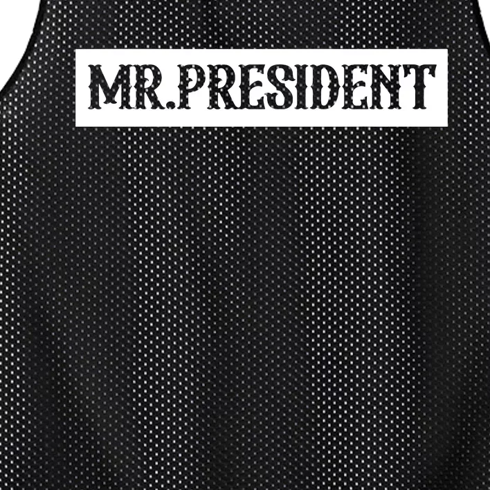 Mr President Supporter 4th Of July Mesh Reversible Basketball Jersey Tank