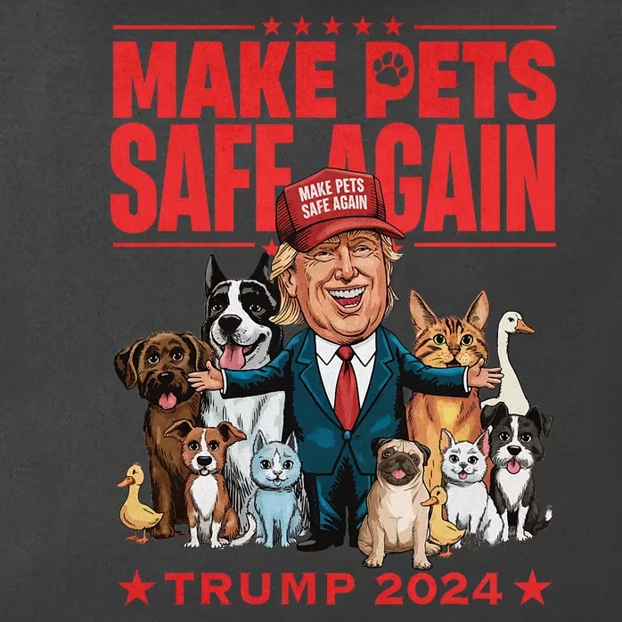 Make Pets Safe Again Trump 2024 Save Our Pets Zip Tote Bag