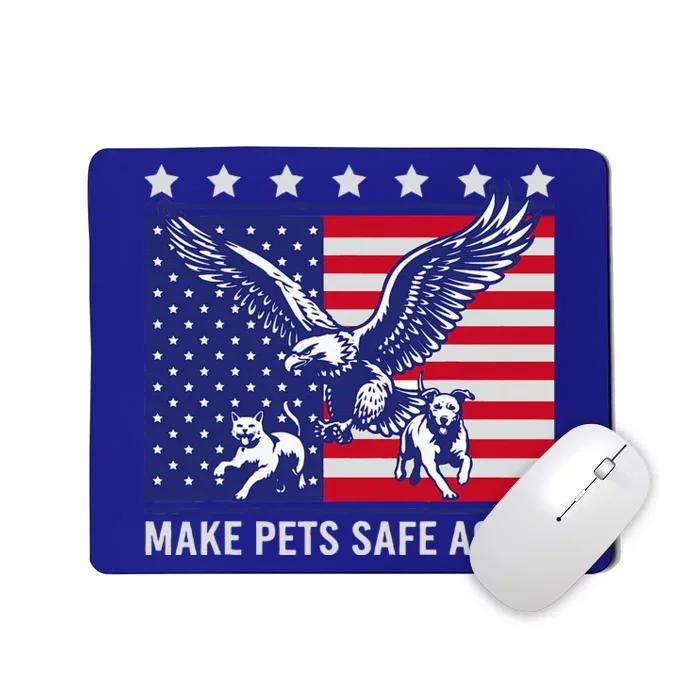 Make Pets Safe Again Trump Harris Debate Eating The Dogs Cat Mousepad