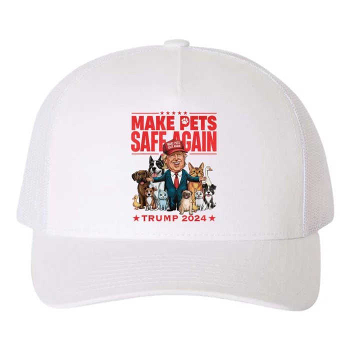 Cats Lives Matter Funny Trump 2024 Cat Maga Gift Pets Yupoong Adult 5-Panel Trucker Hat