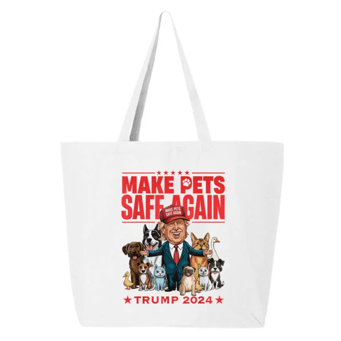 Make Pets Safe Again Trump 2024 Save Our Pets 25L Jumbo Tote