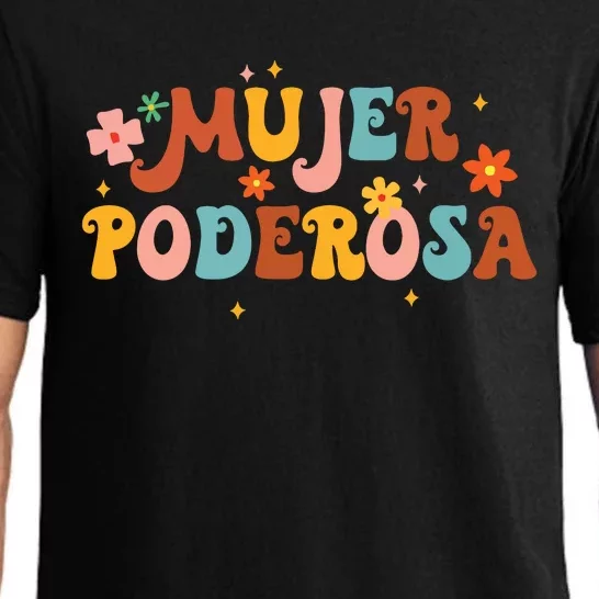 Mjer Poderosa Spanish Empowered Woman Latina Power Feminist Pajama Set